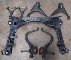 Audi B5 S4 OEM Rear End Subframe Spindles Control Arm Set
